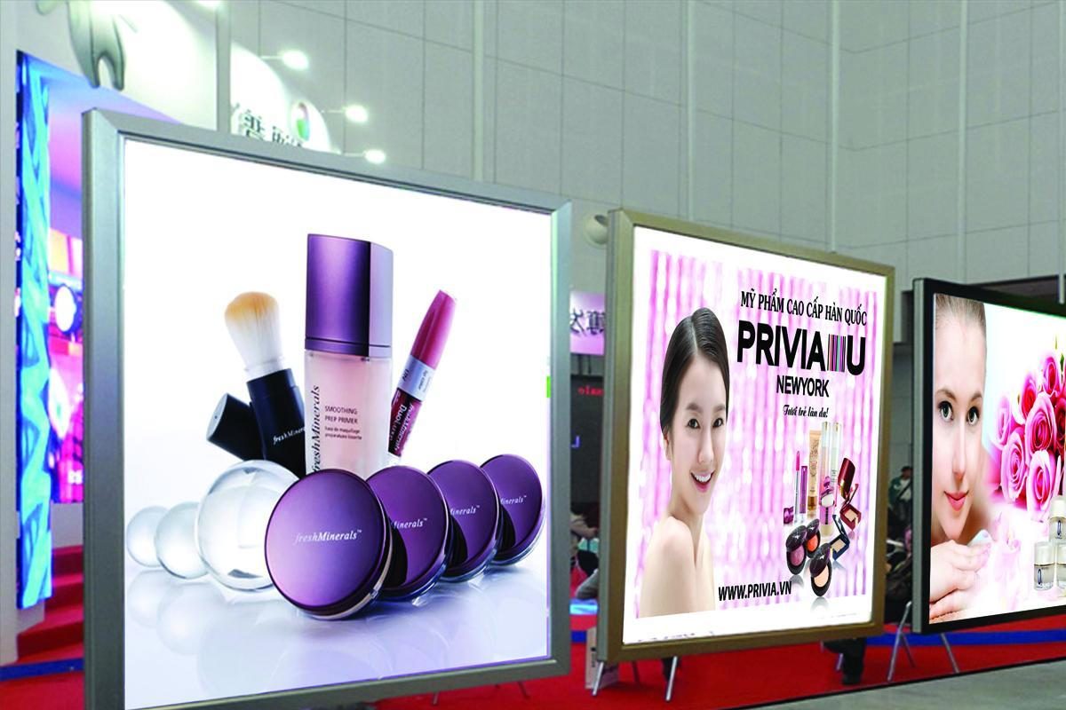 Biển hộp đèn siêu mỏng tăng nhận diện thương hiệu