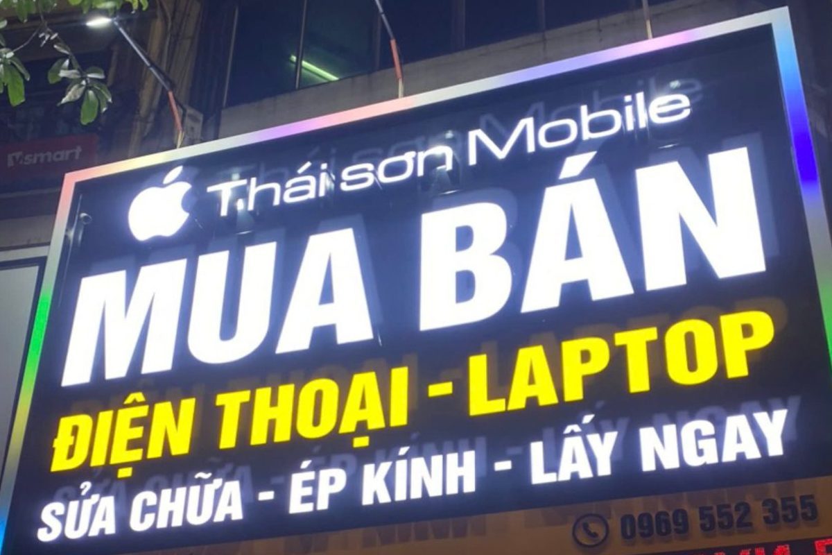 Biển LED vẫy điện thoại lập trình hiệu ứng nhấp nháy