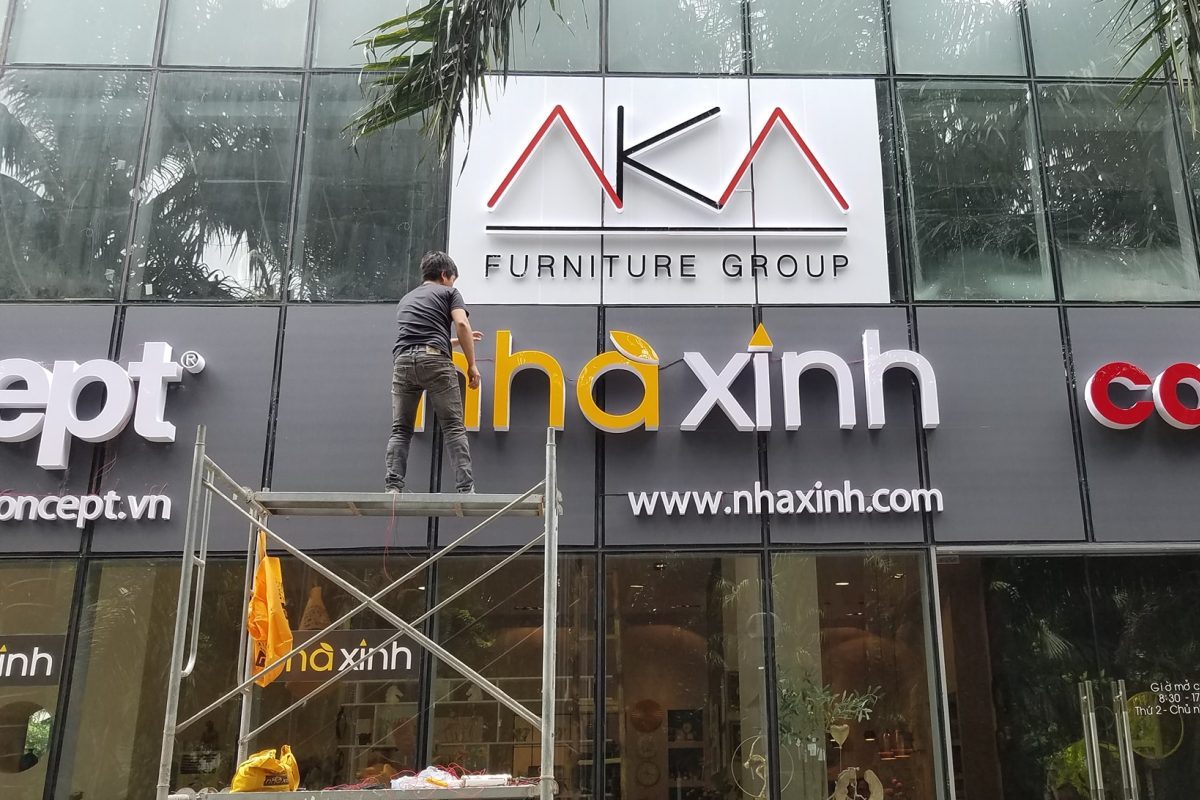 Cách làm biển hiệu đèn LED quảng cáo đơn giản 2 Cần chuẩn bị vật liệu đầy đủ trước khi làm biển hiệu đèn LED