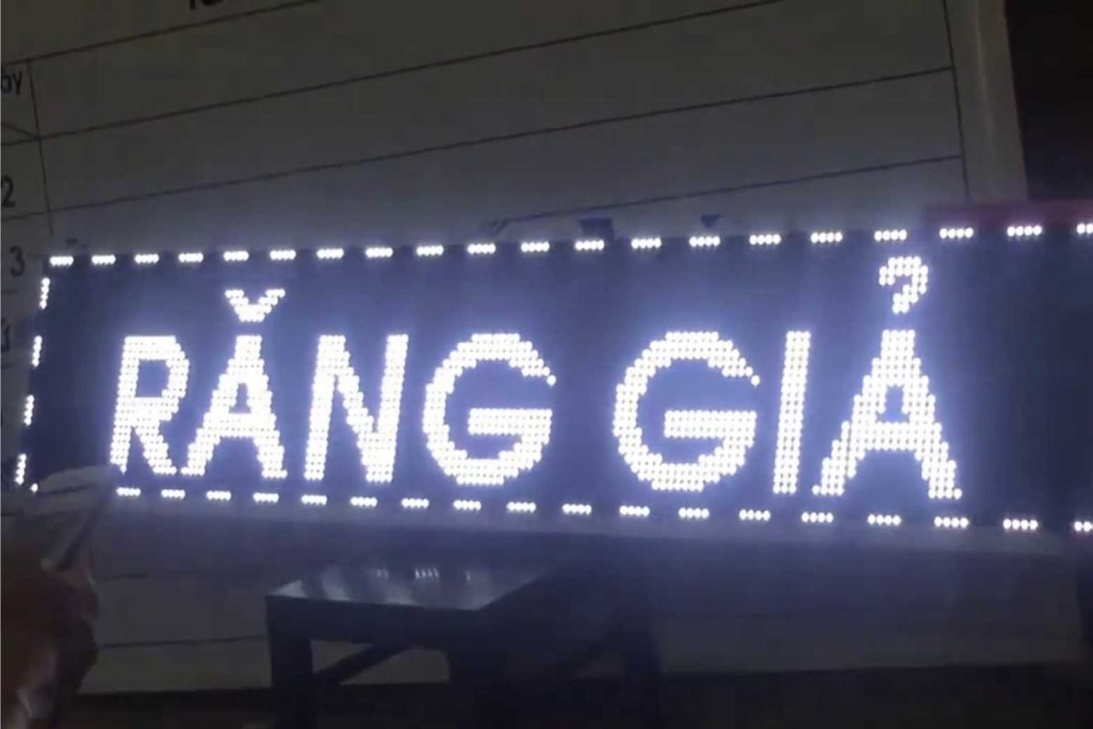 Giá biển LED ma trận một màu hiện nay khá rẻ