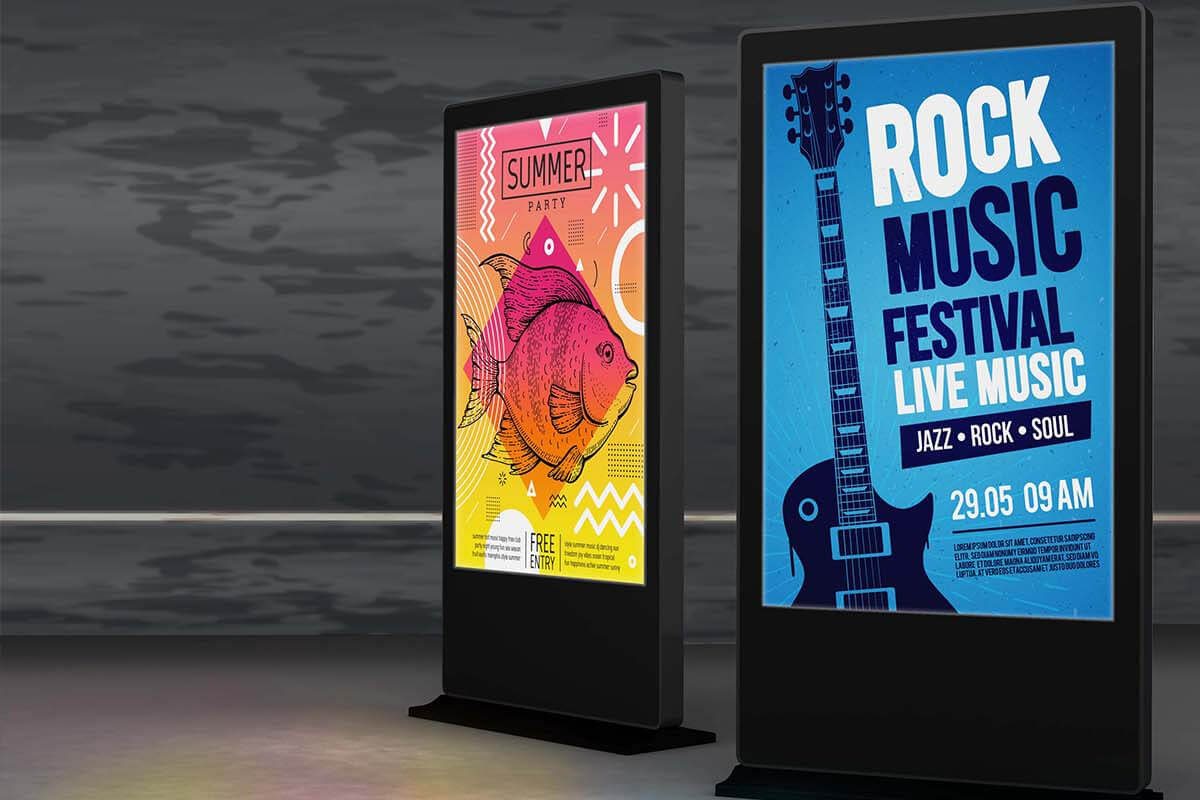 Hộp đèn Backlit giúp bảng hiệu sáng rõ ban đêm