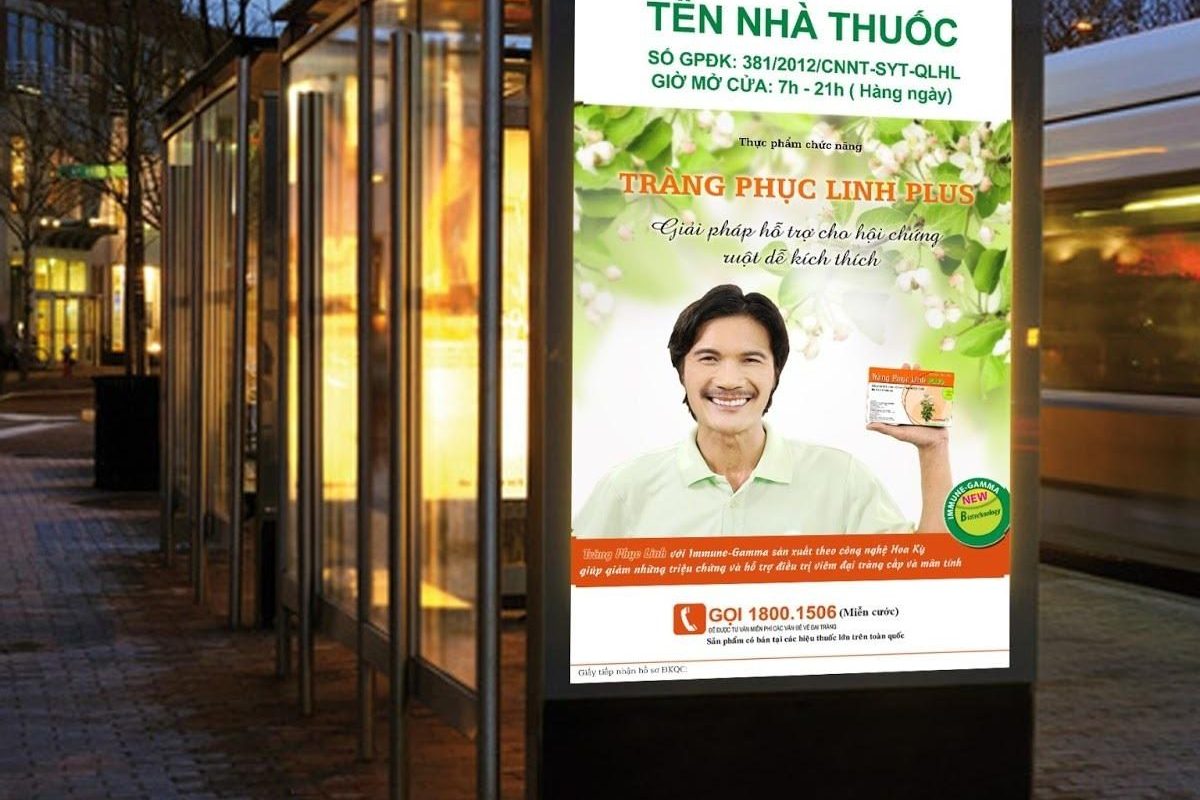 Biển bạt hộp đèn – Giải pháp bảng hiệu quảng cáo hiệu quả, tiết kiệm chi phí 2 Hộp đèn bạt hai mặt hiển thị rõ cả hai phía