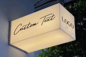 Hộp đèn hút nổi vuông kiểu dáng hiện đại, chuyên nghiệp