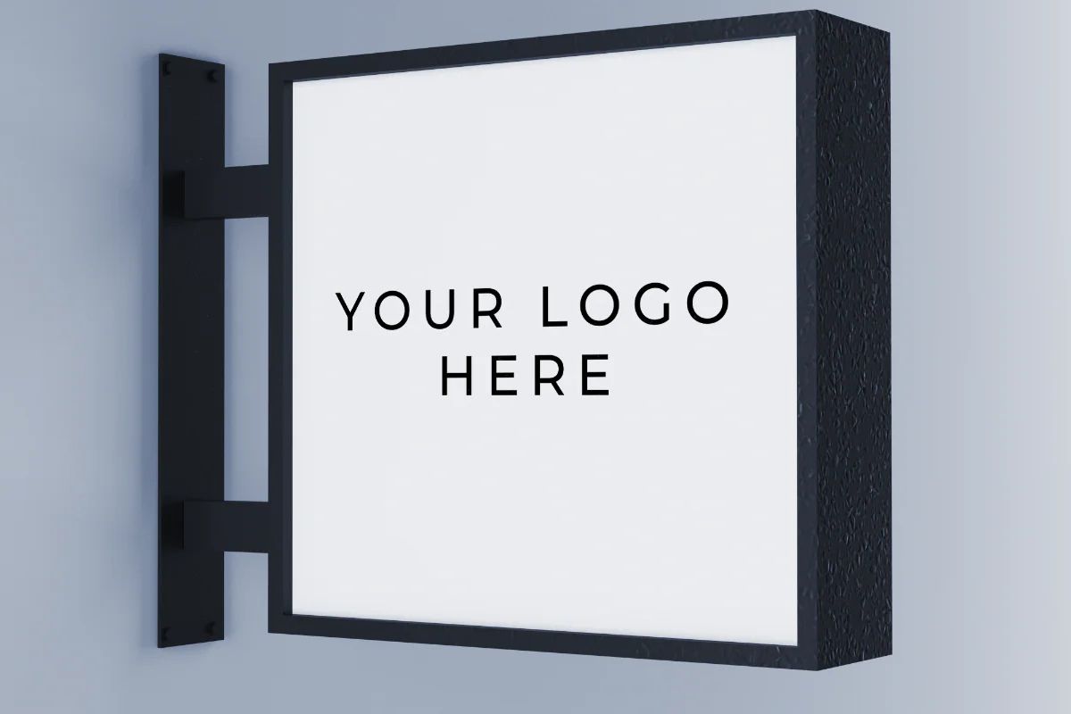 Hộp đèn hút nổi vuông thiết kế hiện đại