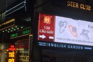 Hộp đèn LED quảng cáo phù hợp nhiều loại cửa hàng