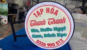 Hộp đèn tròn phù hợp nhiều không gian kinh doanh